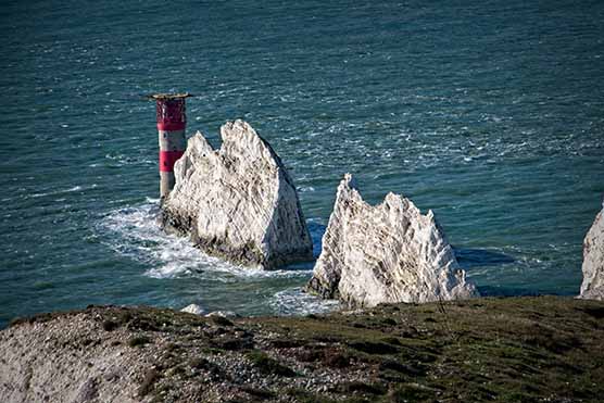 The Needles and Needles Lighthouse
