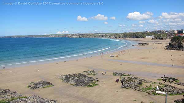 Newquay beach